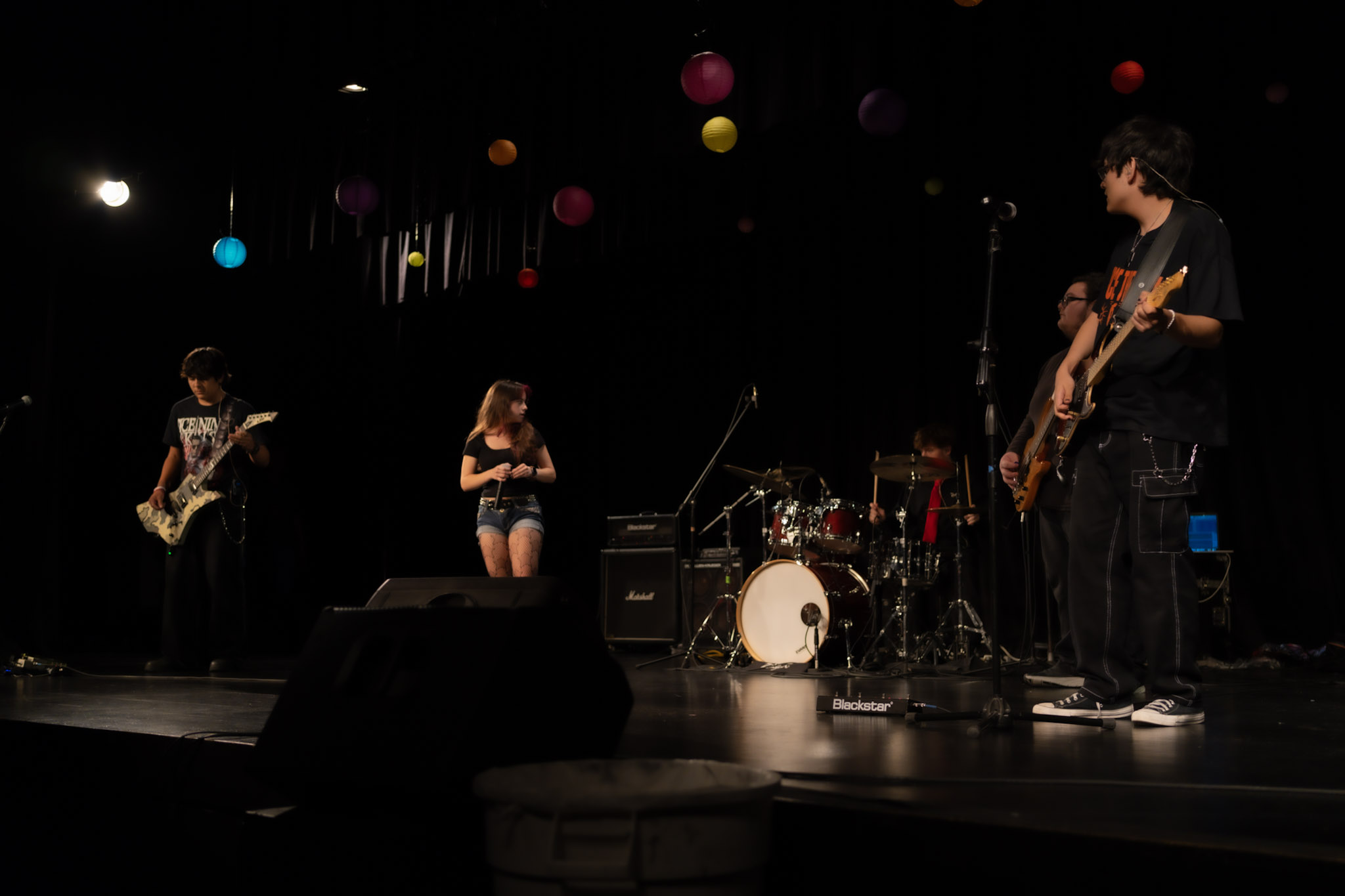 Band performing
